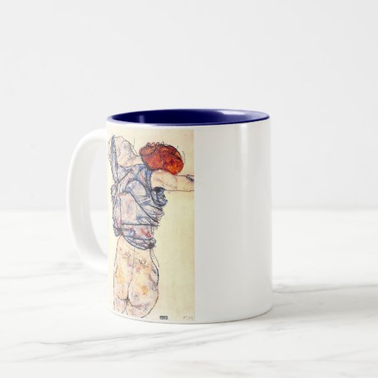 TASSE 2 COULEURS EGON SCHIELE (Devant gauche)
