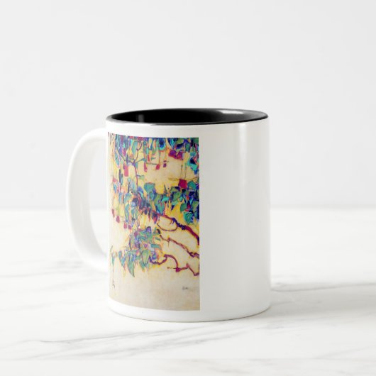 Tasse 2 Couleurs Egon Schiele Sonnenbaum (Devant gauche)