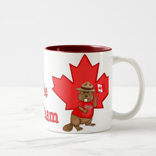 Tasse 2 Couleurs Eh Team Beaver (Droit)