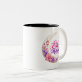 Tasse 2 Couleurs Eid Mubarak (Devant droit)