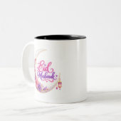 Tasse 2 Couleurs Eid Mubarak (Devant gauche)