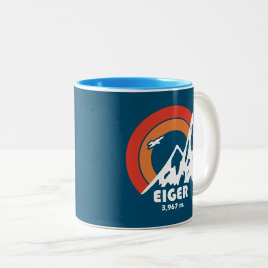 Tasse 2 Couleurs Eiger Sun Eagle (Devant droit)