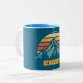 Tasse 2 Couleurs Eiger Switzerland Retro Turquoise (Devant gauche)