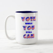 Tasse 2 Couleurs Élections intermédiaires 2026 (Gauche)