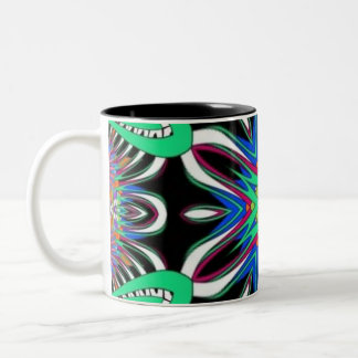 Tasse 2 Couleurs Electric Bloom Mandala