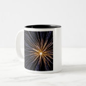 Tasse 2 Couleurs Électrification du feu d'artifice (Devant gauche)