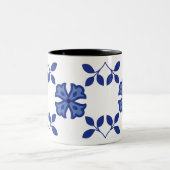 Tasse 2 Couleurs Élégance Blue Blossom (Centre)