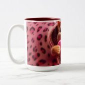 Tasse 2 Couleurs Élégance de coeur : Fête de la Saint Valentin sur (Gauche)
