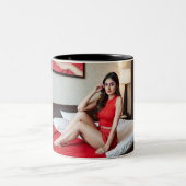 Tasse 2 Couleurs "Élégance radieuse : Siroter dans le style avec be (Centre)