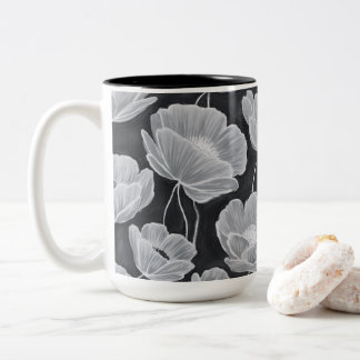 Tasse 2 Couleurs Elegant and Whimsical Poppies