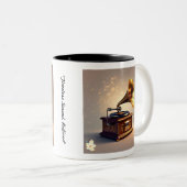 Tasse 2 Couleurs "Elegant Audio Past" (Devant droit)