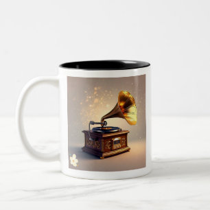 Tasse 2 Couleurs "Elegant Audio Past"
