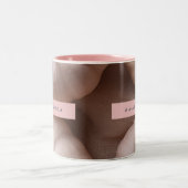 Tasse 2 Couleurs Elégant Citrouille Pastel personnalisé avec tige d (Centre)