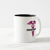 Tasse 2 Couleurs Élégant dermatologue (Devant droit)