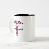 Tasse 2 Couleurs Élégant dermatologue (Devant gauche)