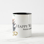 Tasse 2 Couleurs Elegant Floral Design for Bridesmaid Gifts (Centre)