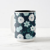 Tasse 2 Couleurs Elegant Modern Flower (Devant gauche)