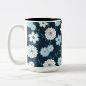 Tasse 2 Couleurs Elegant Modern Flower (Gauche)