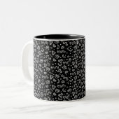 Tasse 2 Couleurs Élégant noir (Devant gauche)