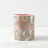 Tasse 2 Couleurs Elégant Perle Soft Blanc Luxe (Centre)