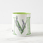 Tasse 2 Couleurs Élégante Lavande Eucalyptus Maman (Centre)