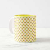 Tasse 2 Couleurs Élégants points dorés modernes (Devant gauche)