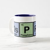 Tasse 2 Couleurs Éléments de balbuzard (Devant gauche)