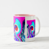 Tasse 2 Couleurs Éléments de la Terre sauvage (Devant droit)