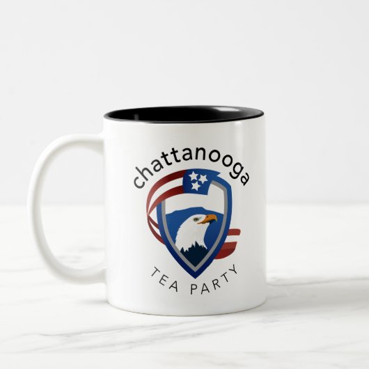 Tasse 2 Couleurs Éléments du logo Tea Party (Gauche)