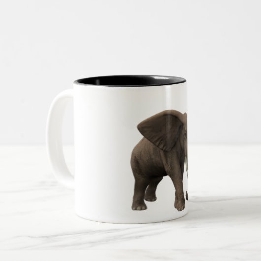 TASSE 2 COULEURS ÉLÉPHANT (Devant gauche)