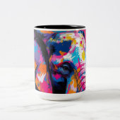 TASSE 2 COULEURS ELEPHANT (Centre)