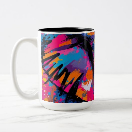TASSE 2 COULEURS ELEPHANT (Gauche)