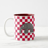 Tasse 2 Couleurs éléphant (Gauche)