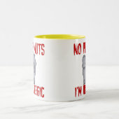 Tasse 2 Couleurs Éléphant AUCUNES arachides je suis allergique (Centre)