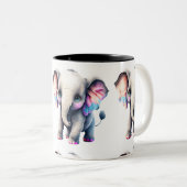Tasse 2 Couleurs Eléphant bébé (Devant droit)