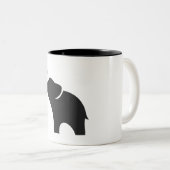 Tasse 2 Couleurs Eléphant bébé (Devant droit)