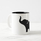 Tasse 2 Couleurs Eléphant bébé (Devant gauche)