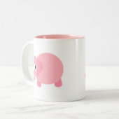 Tasse 2 Couleurs Éléphant de bébé (Devant gauche)