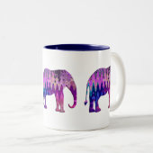 Tasse 2 Couleurs Éléphant de Digitals (Devant droit)