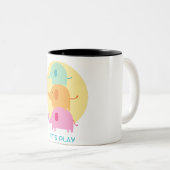 Tasse 2 Couleurs éléphant jouons (Devant droit)