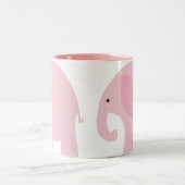 Tasse 2 Couleurs Éléphant rose (Centre)