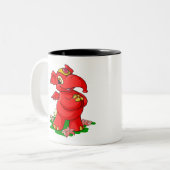 Tasse 2 Couleurs Elephante rouge joyeux dans Shenkuu (Devant gauche)
