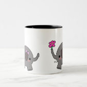 Tasse 2 Couleurs Éléphants dans l'amour (Centre)