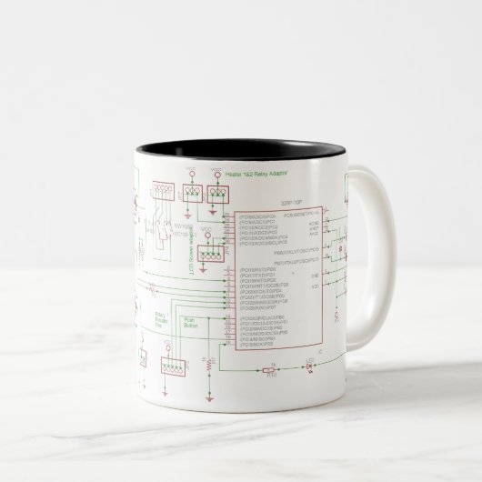 Tasse 2 Couleurs Eletronics (Devant droit)