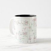 Tasse 2 Couleurs Eletronics (Devant gauche)