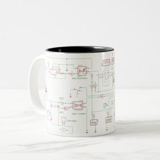 Tasse 2 Couleurs Eletronics (Devant gauche)
