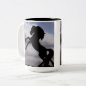 Tasse 2 Couleurs Élevage du cheval (Devant gauche)