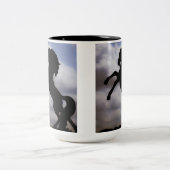 Tasse 2 Couleurs Élevage du cheval (Centre)