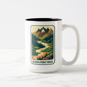 Tasse 2 Couleurs Eleven Point River Missouri Colors