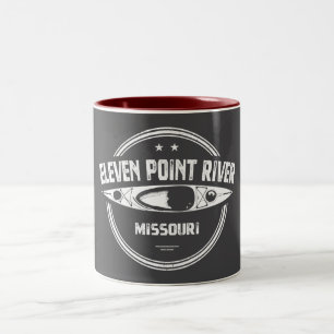 Tasse 2 Couleurs Eleven Point River Missouri Kayak